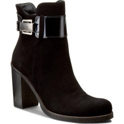 Buty zimowe damskie: Botki MACCIONI - 421.121411.1381 Czarny