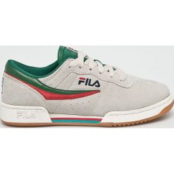 Fila - Buty Original Fitness S. Szare buty sportowe męskie Fila, ze skóry, na sznurówki, na fitness i siłownię. W wyprzedaży za 279,90 zł.