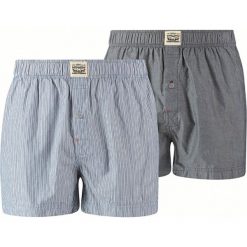 Levi's Bokserki 2szt Niebieski Szary. Szare bokserki męskie Levi's®, w paski, z bawełny. Za 119,95 zł.