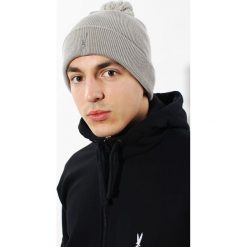 Czapka Orlovski Grey Pompon. Szare czapki męskie Edward Orlovski, na zimę, bez wzorów. Za 45,00 zł.