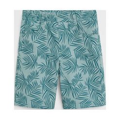 Mango Kids - Szorty dziecięce Goma 110-140 cm. Niebieskie spodenki chłopięce Mango Kids, bez wzorów, z bawełny, casualowe. W wyprzedaży za 49,90 zł.