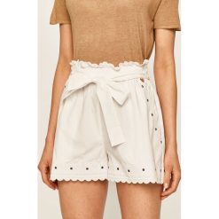 Twinset - Szorty. Zielone szorty damskie Twinset, s, w paski, z elastanu, casualowe, z podwyższonym stanem. W wyprzedaży za 599,90 zł.