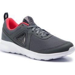 Buty Reebok - Quick Motion DV4801 Grey/Black/Red/White. Szare buty sportowe męskie marki Reebok, ze skóry ekologicznej, bez zapięcia, do biegania. Za 179,00 zł.