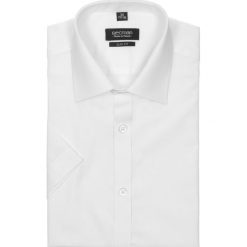 Koszula versone 9001 krótki rękaw slim fit biały. Białe koszule męskie Recman, na lato, m, z aplikacjami, z bawełny, eleganckie, z klasycznym kołnierzykiem, z krótkim rękawem. Za 99,00 zł.