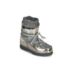 Śniegowce Kangaroos K-MOON. Szare kozaki damskie KangaROOS, bez zapięcia. Za 179,00 zł.