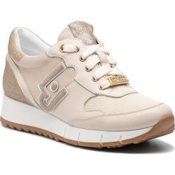 Sneakersy LIU JO - Gigi 02 B19019 PX028 Cream S1401. Brązowe półbuty damskie Liu Jo, ze skóry. W wyprzedaży za 389,00 zł.
