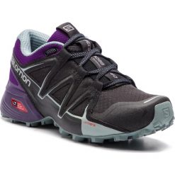 Buty SALOMON - Speedcross Vario 2 W 406107 20 V0 Black/Acai/Lead. Czarne buty sportowe damskie marki Salomon, bez wzorów, ze skóry ekologicznej, sportowe, do biegania, salomon speedcross. Za 489,00 zł.