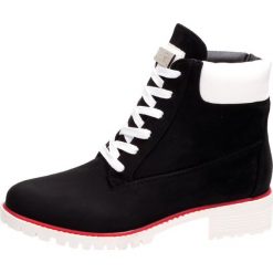 Czarne trapery, buty damskie VICES 1169-1. Czarne botki damskie vices, ze skóry, na wysokim obcasie. W wyprzedaży za 79,00 zł.