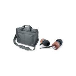 Torby na laptopa: Torba SKINK SLTS156 Czarny + słuchawki UNITRA SD-20 Brązowo-czarny