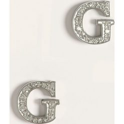 Guess Jeans - Kolczyki. Szare kolczyki damskie Guess Jeans, metalowe. W wyprzedaży za 79,90 zł.