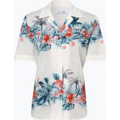 Lacoste - Bluzka damska, biały. Białe bluzki damskie Lacoste, bez wzorów, klasyczne, z klasycznym kołnierzykiem, bez rękawów. Za 629,95 zł.
