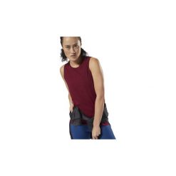 Topy na ramiączkach / T-shirty bez rękawów Reebok Sport Top Mesh Panel. Czerwone topy sportowe damskie marki Reebok Sport, xl, z meshu. Za 119,00 zł.