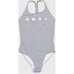 Roxy - Strój kąpielowy dziecięcy 128-176 cm. Białe stroje kąpielowe dziewczęce Roxy, bez wzorów, z elastanu. Za 149,90 zł.