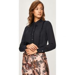 Scotch & Soda - Koszula. Niebieskie bluzki damskie Scotch & Soda, s, bez wzorów, z poliesteru, eleganckie, z klasycznym kołnierzykiem, z długim rękawem. W wyprzedaży za 329,90 zł.