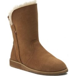 Buty EMU AUSTRALIA - Bells Beach Lo W11361 Chestnut. Pomarańczowe kozaki damskie EMU Australia, na imprezę, na zimę, z wełny, bez obcasa, bez zapięcia. W wyprzedaży za 439,00 zł.