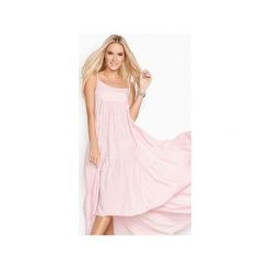 Sukienka Maxi Paola. Niebieskie sukienki damskie Martino demi, l, bez wzorów, bez kołnierzyka, bez rękawów, maxi. Za 431,10 zł.
