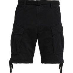 GStar ROVIC QANE BELT LOOSE 1/2 Szorty dark black. Czarne bermudy męskie G-Star, z bawełny. Za 419,00 zł.