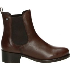 Botki - PEARL1805 DKB. Brązowe botki damskie skórzane marki Venezia. Za 249,00 zł.