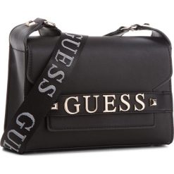 Torebka GUESS - HWVG68 76210 BLA. Czarne listonoszki damskie marki Guess, z aplikacjami, ze skóry ekologicznej. Za 559,00 zł.