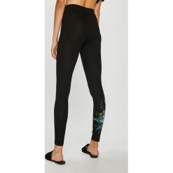 Desigual - Legginsy. Czarne spodnie damskie marki Desigual, s, z nadrukiem, z elastanu. W wyprzedaży za 119,90 zł.
