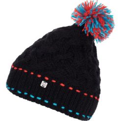 Czapki damskie: Woox Czapka Zimowa z Pomponem Unisex | Czarna Joy Beanie – Joy Beanie – – 8595564749059