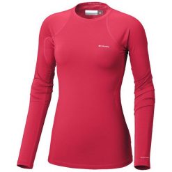 Columbia Bluza Termoaktywna Midweight Stretch Long Sleeve Top Red Camellia Xs. Czerwone bluzy sportowe damskie marki Columbia, xs, z długim rękawem, outdoorowe. W wyprzedaży za 132,00 zł.