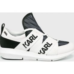 Karl Lagerfeld - Buty. Białe buty sportowe damskie KARL LAGERFELD, bez wzorów, ze skóry, sportowe. Za 799,90 zł.