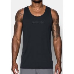 Under Armour Koszulka męska 365 Run Tank Czarna r. S (1301782-002). Czarne koszulki sportowe męskie Under Armour, m. Za 109,90 zł.
