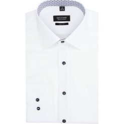 Koszule męskie: koszula bexley 2789 długi rękaw slim fit biały