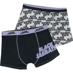 Black Sabbath Logo Bokserki wielokolorowy. Czarne bokserki męskie Black Sabbath. Za 79,90 zł.