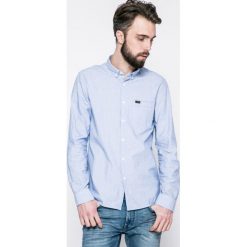 Lee - Koszula. Szare koszule męskie slim marki Lee, xl, z bawełny, button down, z długim rękawem. W wyprzedaży za 139,90 zł.