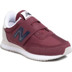 Sneakersy NEW BALANCE - YV720NBP Bordowy. Czerwone trampki chłopięce New Balance, bez wzorów, z tworzywa sztucznego, na rzepy. Za 199,00 zł.