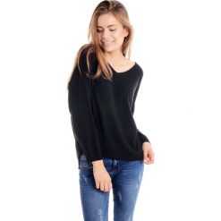 Swetry klasyczne damskie: Sweter - 8-839B NERO