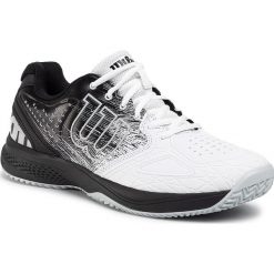 Buty WILSON - Kaos Comp 2.0 WRS324820 White/Black/Pearl Blue. Białe buty sportowe męskie Wilson, ze skóry ekologicznej, bez zapięcia, tenisowe. Za 439,00 zł.