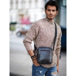 SkÓrzana torba na ramiĘ marki rovicky skÓra naturalna hq. Żółte torby męskie skórzane Merg Selection, w paski, ze skóry, eleganckie, na ramię, małe. Za 146,90 zł.