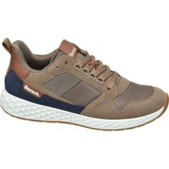 Sneakersy męskie Bench brązowe. Pomarańczowe sneakersy męskie Bench, bez zapięcia. Za 179,90 zł.