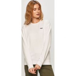 Fila - Bluza. Białe bluzy damskie Fila, s, z aplikacjami, z bawełny, bez rękawów, bez kaptura. Za 219,90 zł.
