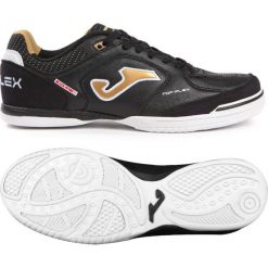 Buty halowe Joma Top Flex In M TOPW.801.IN. Czarne buty sportowe męskie Joma, z materiału, na sznurówki, do piłki nożnej. W wyprzedaży za 309,00 zł.