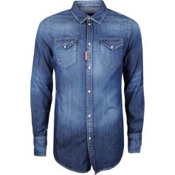 Dsquared2 Koszula "Western Shirt". Czerwone koszule męskie Dsquared2, bez wzorów, bez kołnierzyka, bez rękawów. Za 999,00 zł.