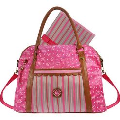 Torebki klasyczne damskie: Torba „Beautiful” w kolorze różowym na akcesoria do przewijania – 39 x 31 x 14 cm