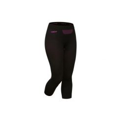 Legginsy narciarskie i-Soft damskie. Czarne legginsy damskie WED'ZE, l, bez wzorów, z elastanu. Za 79,99 zł.