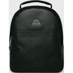 Armani Exchange - Plecak. Czarne plecaki męskie Armani Exchange, bez wzorów, z poliesteru. Za 599,90 zł.