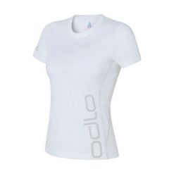 Topy sportowe damskie: Odlo Koszulka damska s/s EVENT T biała r. L (321841)