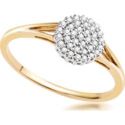 Wyjątkowy Pierścionek - , Diament 0,14ct. Żółte pierścionki damskie marki W.KRUK, z diamentem, złote. Za 1490,00 zł.