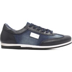 Granatowe Buty Sportowe Fabricated. Szare buty sportowe męskie marki Born2be, z denimu, na sznurówki. Za 89,99 zł.