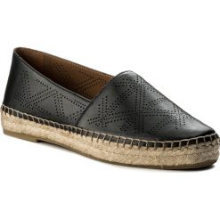 Espadryle EMPORIO ARMANI - X3S019 XD130 00002 Nero. Czarne espadryle damskie Emporio Armani, z materiału, na płaskiej podeszwie. W wyprzedaży za 419,00 zł.