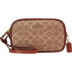 Coach SIGNATURE CROSSBODY Torba na ramię tan rust. Czarne torebki klasyczne damskie marki Coach. Za 819,00 zł.