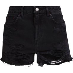 Bermudy damskie: Topshop Petite MOM Szorty jeansowe washedblack