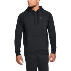 Bejsbolówki męskie: Under Armour Bluza męska Rival Fleece Po Hoodie czarna r. L (1320736-001)