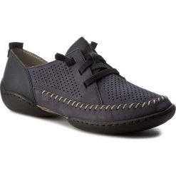 Creepersy damskie: Półbuty RIEKER - 58886-14 Blue